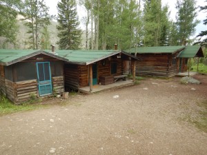 Guest cabins at the Holzwarth ranch.