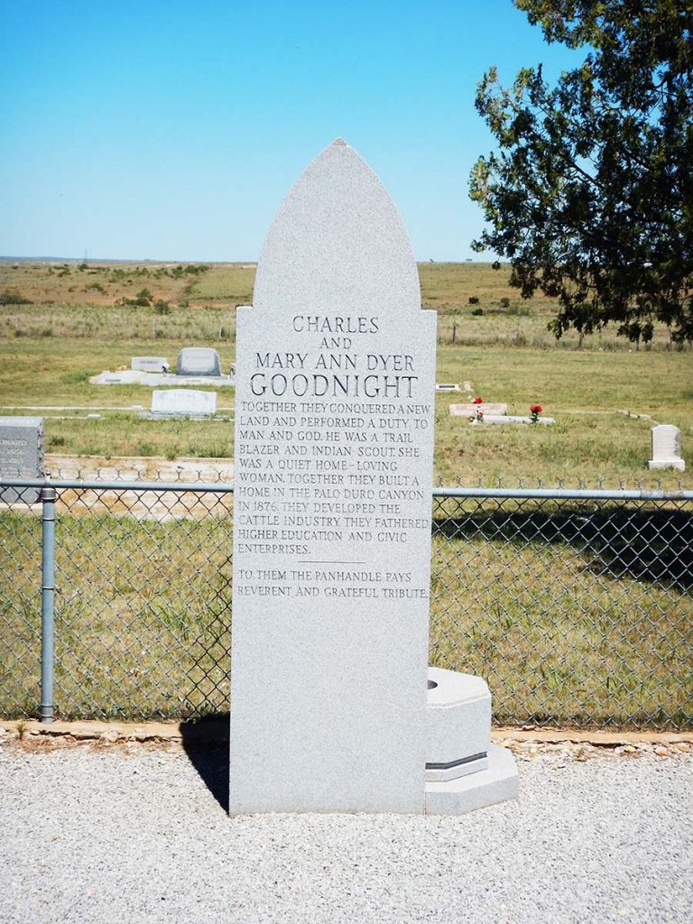 Charles Goodnight grave marker